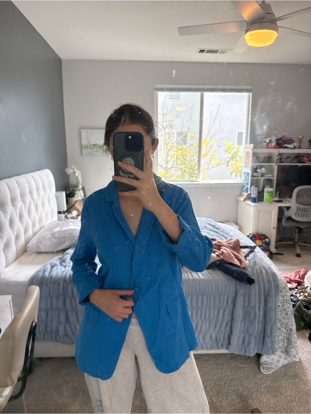 Halston Heritage Royal Blue Women's Blazer